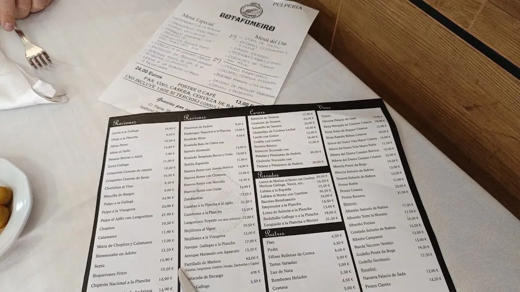 Menu_Pulpería Botafumeiro_Parra La_immagine_2