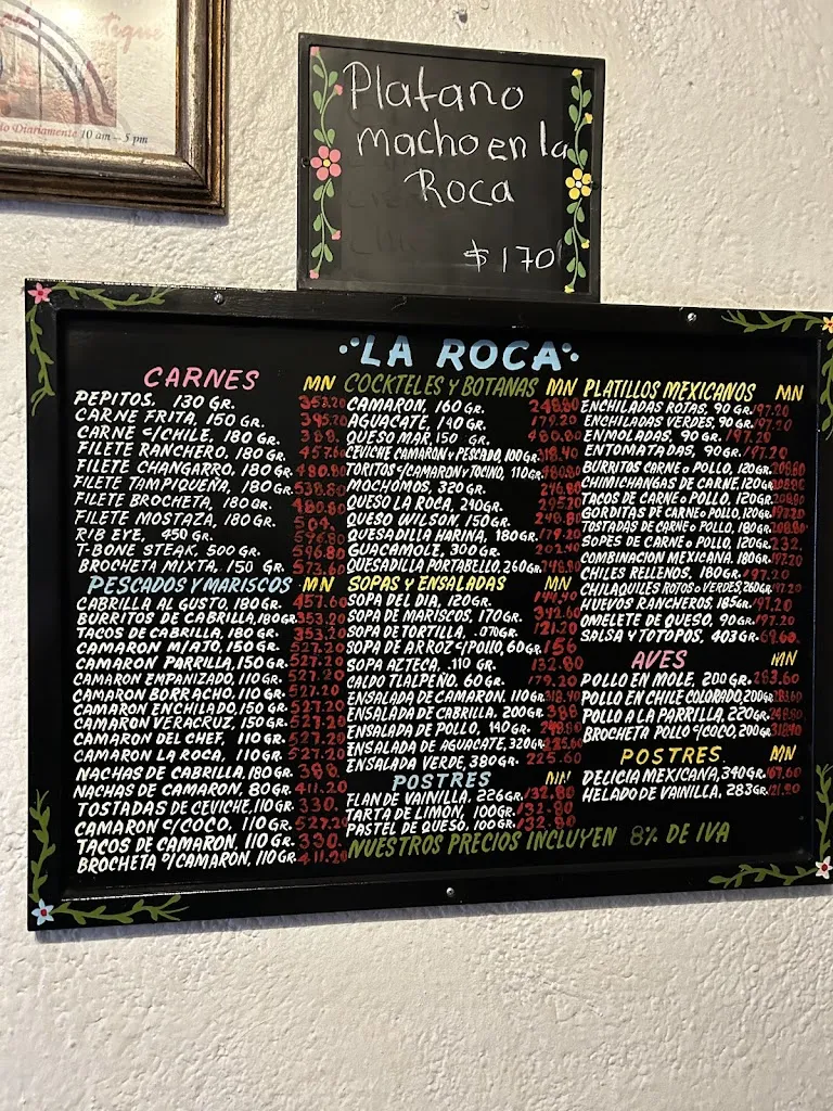 Menu_Restaurant Bar La Roca_Nogales_image_3