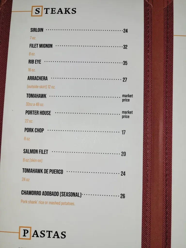 Menu_Caracu Latin Steakhouse_Nogales_image_1