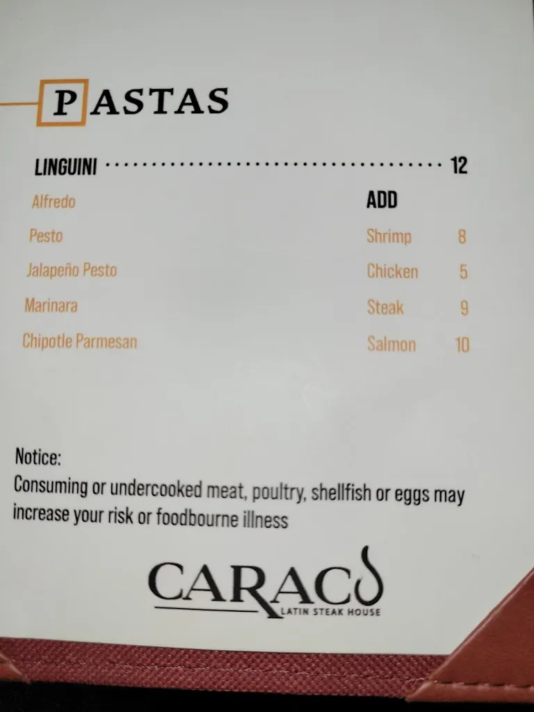 Menu_Caracu Latin Steakhouse_Nogales_image_3