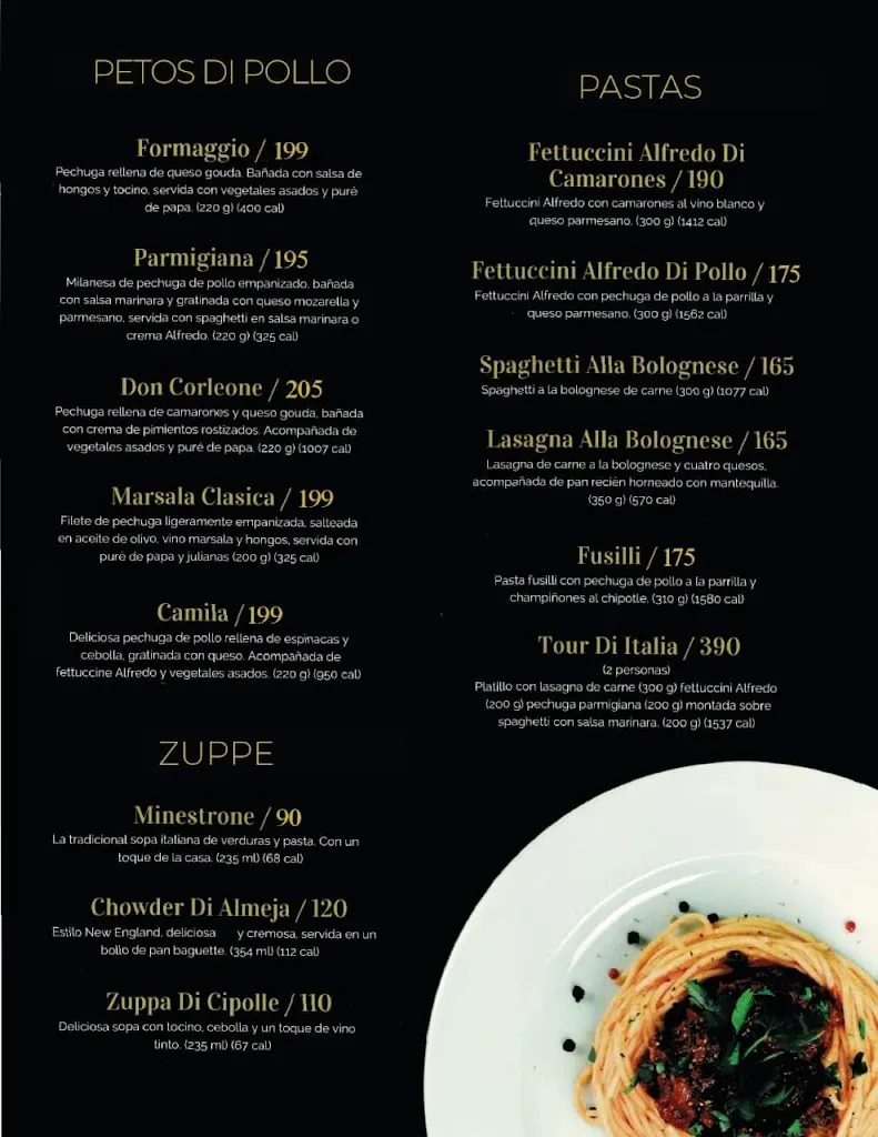 Menu_Toscanos Restaurante_Nogales_immagine_1