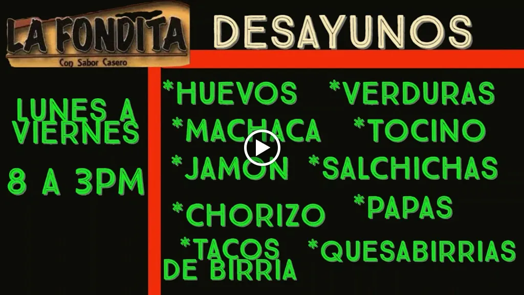 Menu_La Fondita_Nogales_image_3