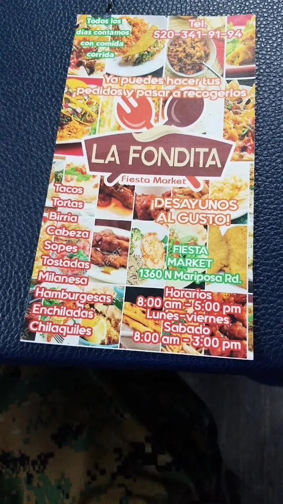 Menu_La Fondita_Nogales_image_4
