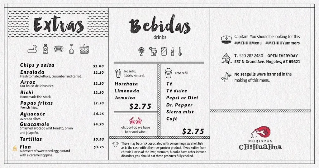 Menu_Machi Seafood Restaurant_Nogales_image_4