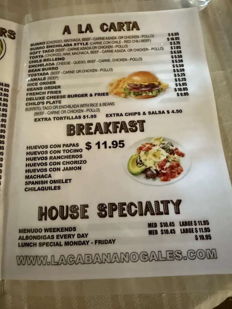 Menu_La Cabaña Restaurant_Nogales_image_4