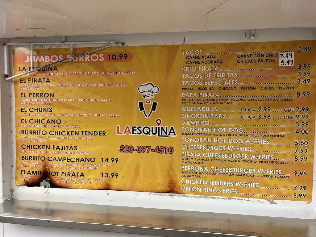 Menu_La Esquina_Nogales_image_2