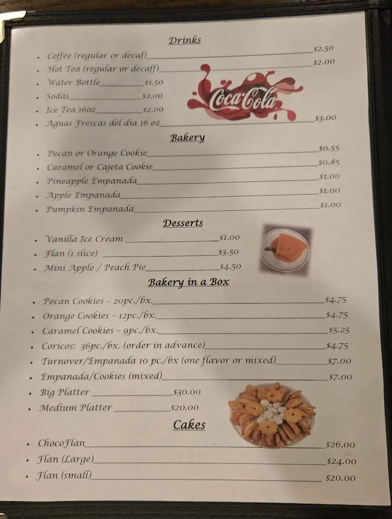 Menu_La Castellana Cafe_Nogales_image_4
