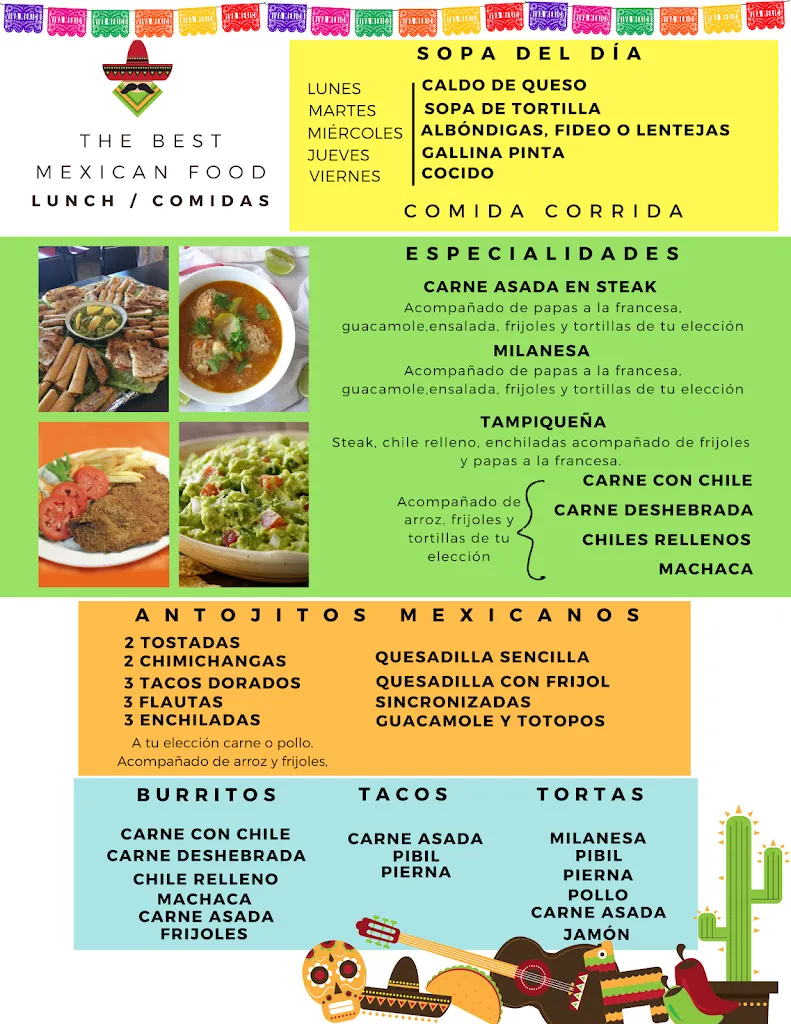 Menu_El Ramffles_Nogales_immagine_1