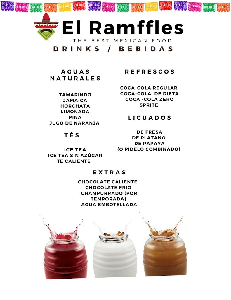 Menu_El Ramffles_Nogales_immagine_3