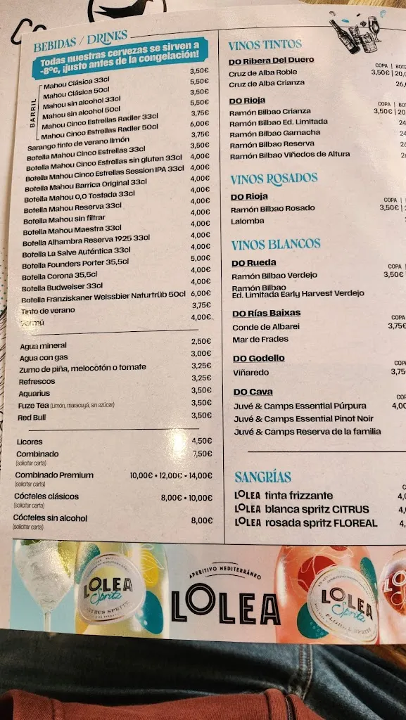 Menu_Café de La Paloma_Palomas_image_4