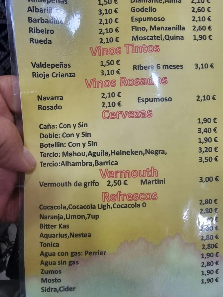 Menu_La Paloma_Palomas_immagine_1