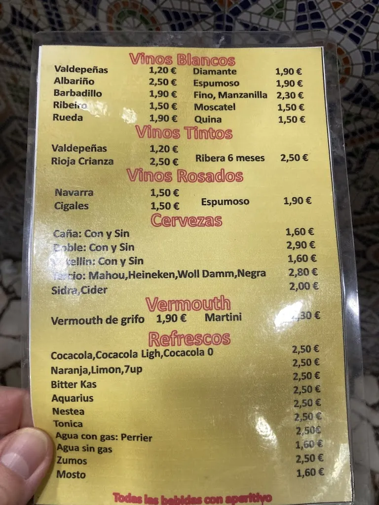 Menu_La Paloma_Palomas_immagine_4