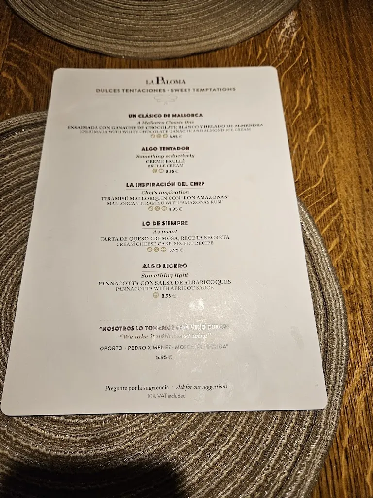 Menu_La Paloma_Palomas_image_2