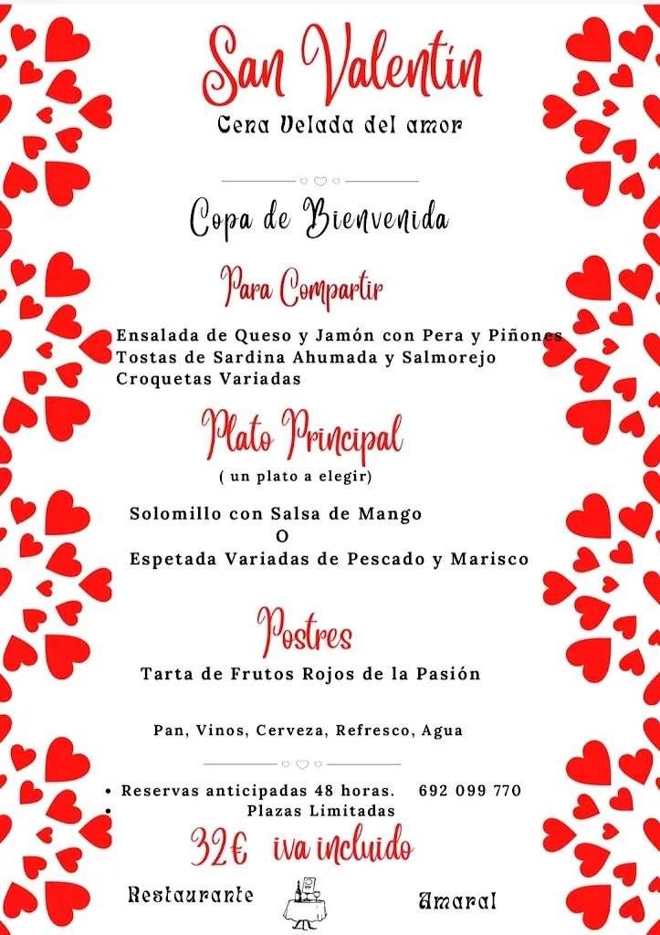 Menu_Restaurante Cafetería Amaral_Pueblonuevo del Guadiana_image_1