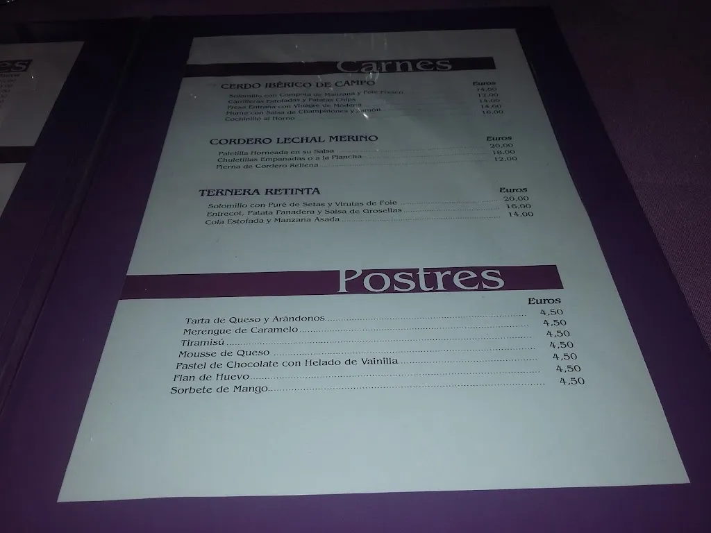 Menu_Restaurante Casa Maila_Olivenza_immagine_4