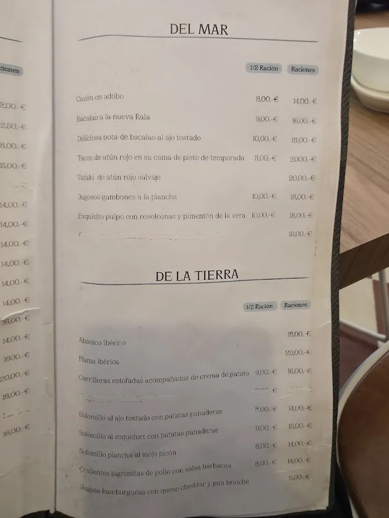 Menu_Restaurante La rala_Olivenza_image_3