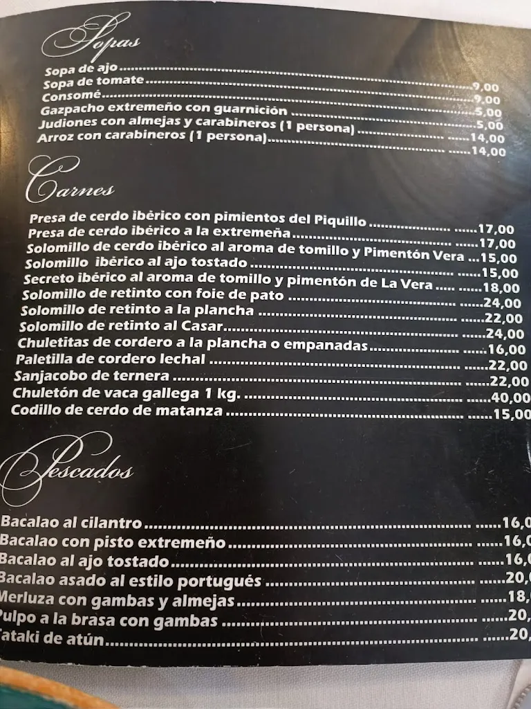 Menu_Restaurante-Hostal Dosca_Olivenza_image_3