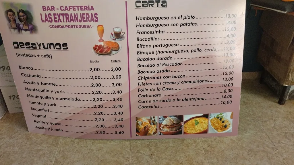 Menu_Bar Las extranjeras_Olivenza_image_4