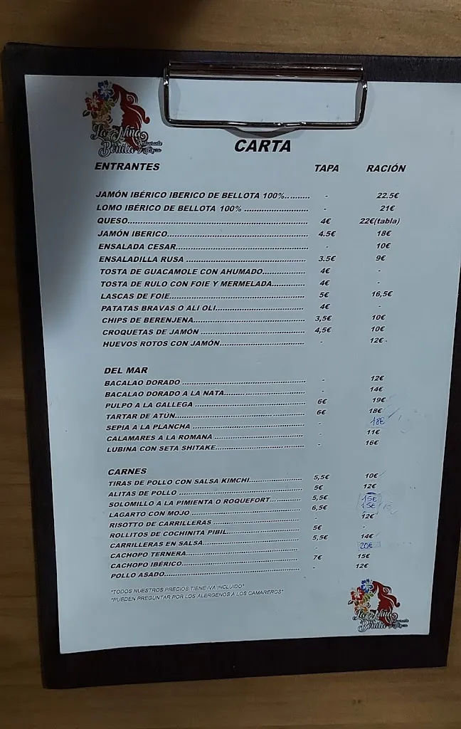 Menu_Restaurante La Niña Bonita_Olivenza_image_2