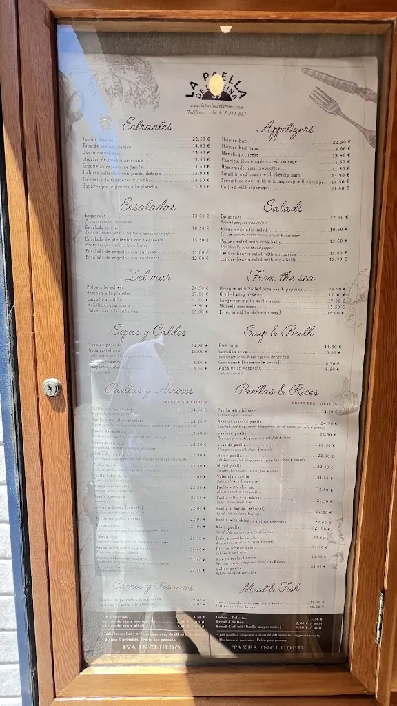 Menu_La Paella de la Reina_Reina_image_2