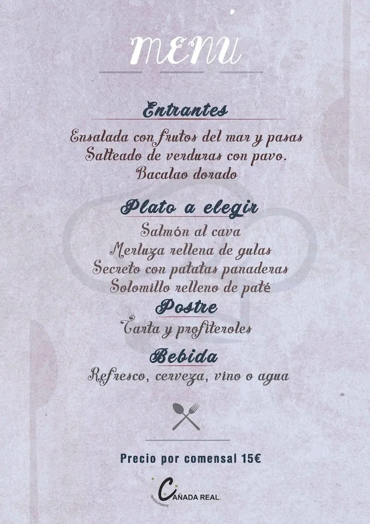 Menu_Cañada Real Restaurante_Quintana de la Serena_immagine_4