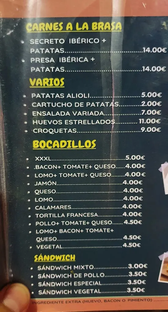 Menu_Cafe Bar Grego_Quintana de la Serena_image_2