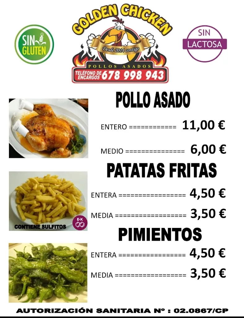 Menu_Asador de pollos Golden Chicken_Ribera del Fresno_image_1