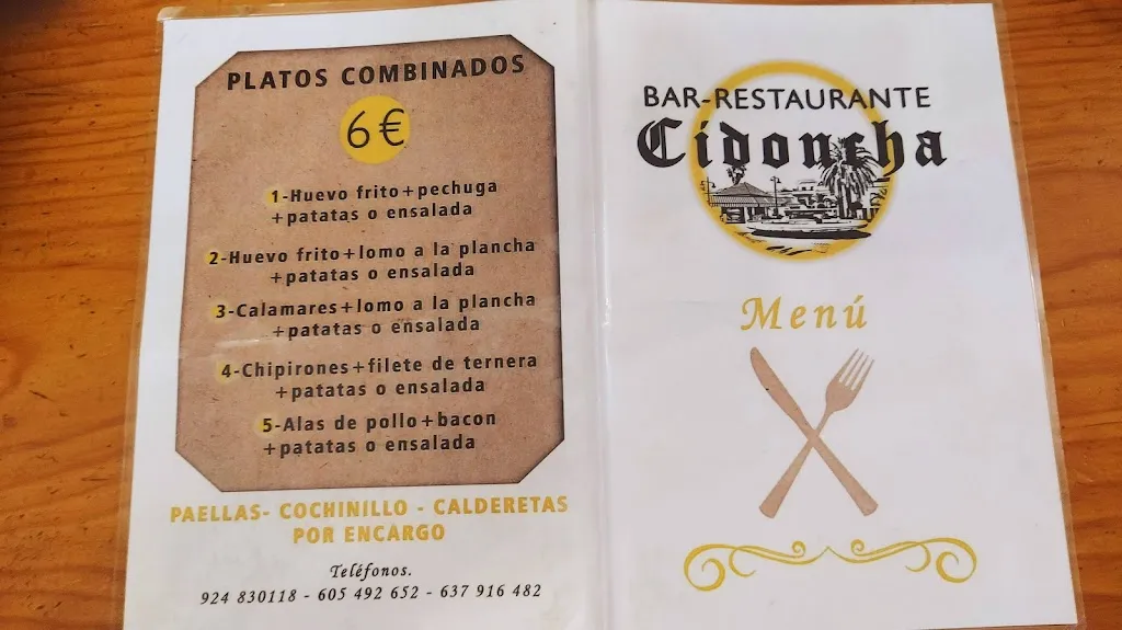 Menu_Restaurante Cidoncha Salón De Celebraciones_Santa Amalia_image_3