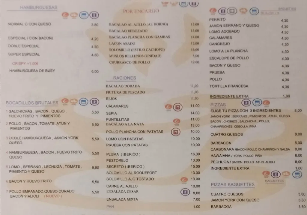 Menu_Bar Pechuga_San Vicente de Alcántara_immagine_1