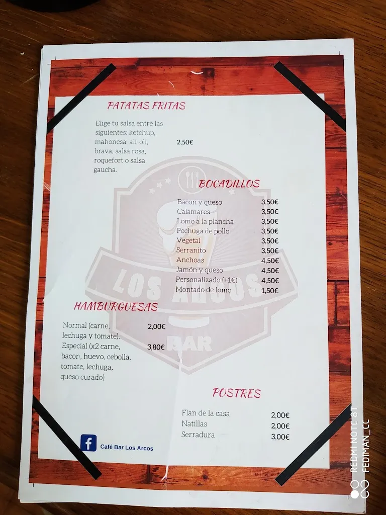 Menu_Los Arcos_San Vicente de Alcántara_image_2