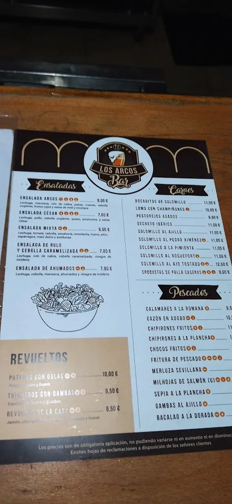 Menu_Los Arcos_San Vicente de Alcántara_image_4