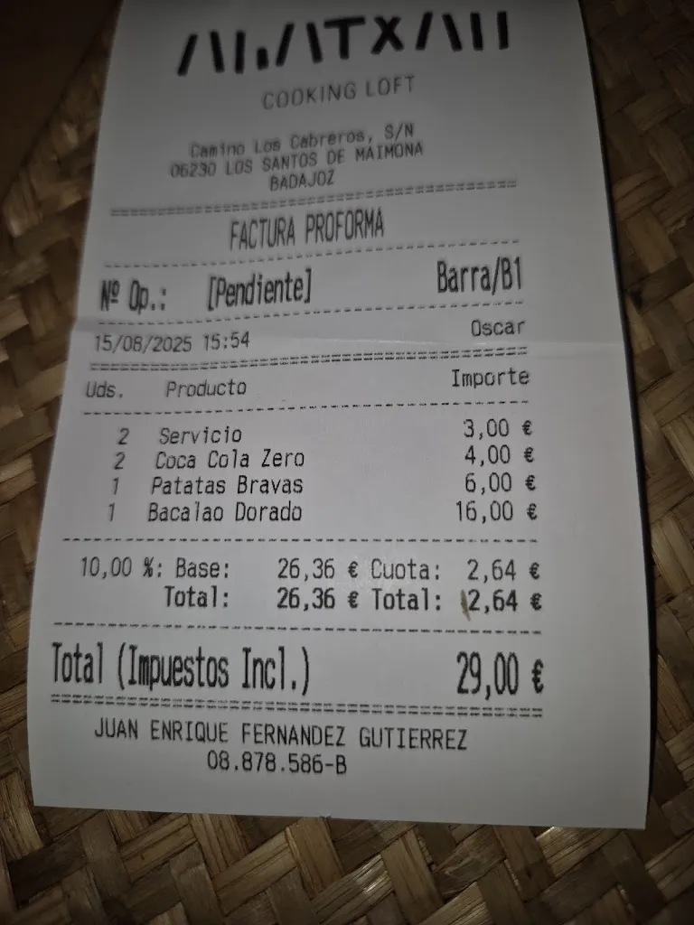 Jesús García_Agatxao Cooking Loft_Santos de Maimona Los_review