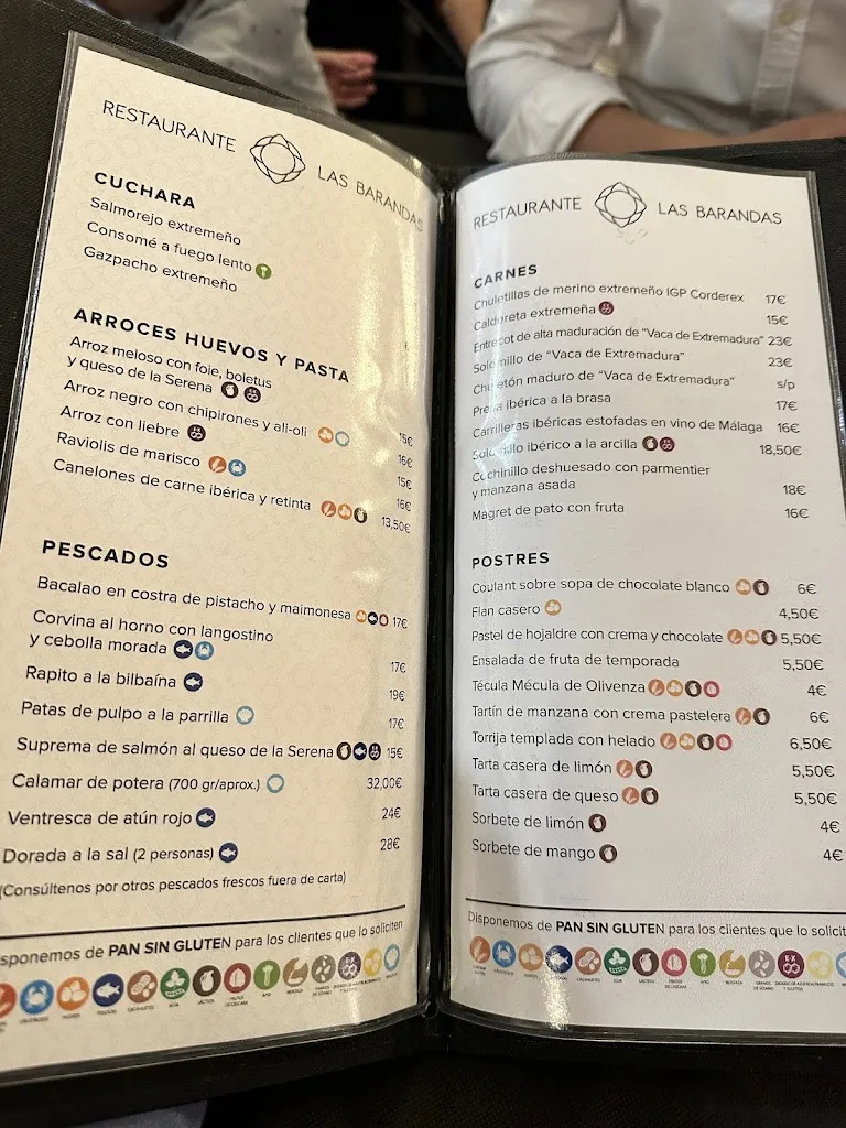 Menu_Restaurante LAS BARANDAS_Santos de Maimona Los_image_4