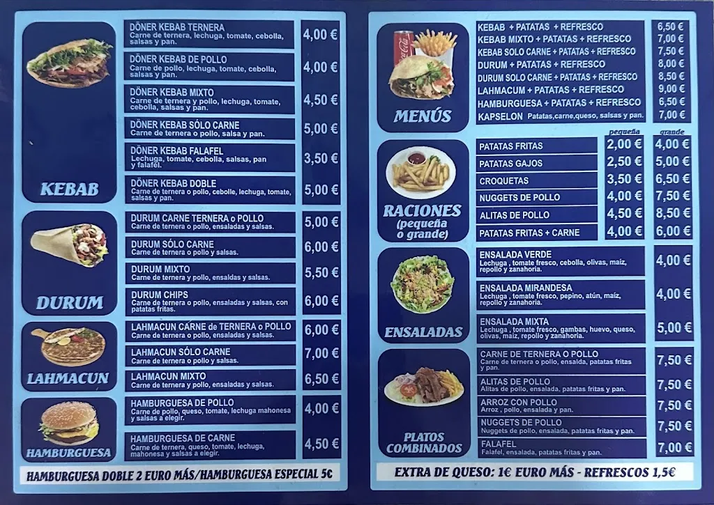 Menu_Doner kebab pizzeria maimona_Santos de Maimona Los_image_3