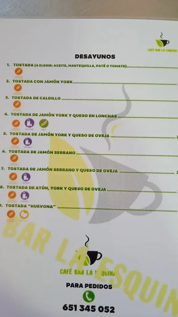 Menu_CAFÉ BAR LA ESQUINA_Solana de los Barros_image_2