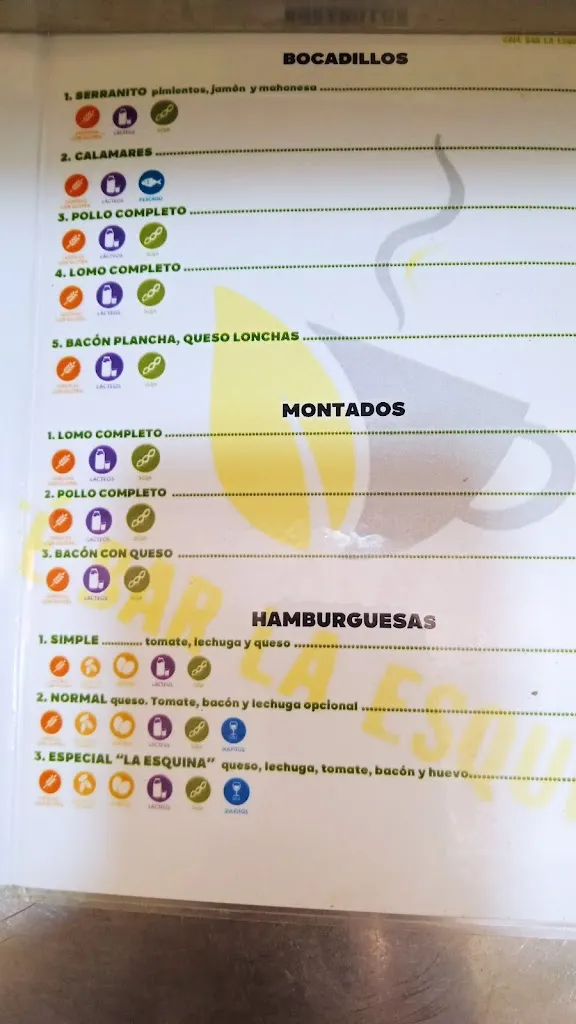 Menu_CAFÉ BAR LA ESQUINA_Solana de los Barros_image_3