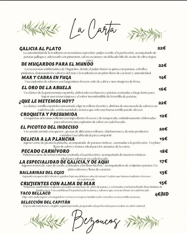 Menu_Restaurante Bezoucos_Mugardos_immagine_1
