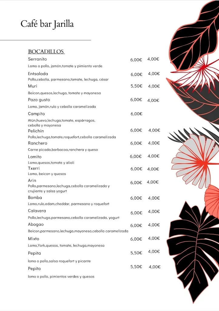 Menu_Bar / Restaurante JARILLA_Usagre_image_3