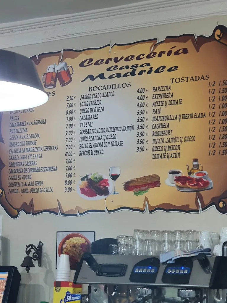 Menu_Cervecería Casa Madrile_Torremejía_image_2