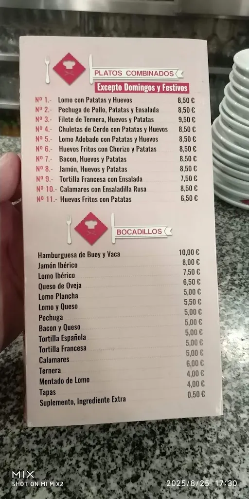 Menu_La gasolinera 375_Talavera La Real_image_3