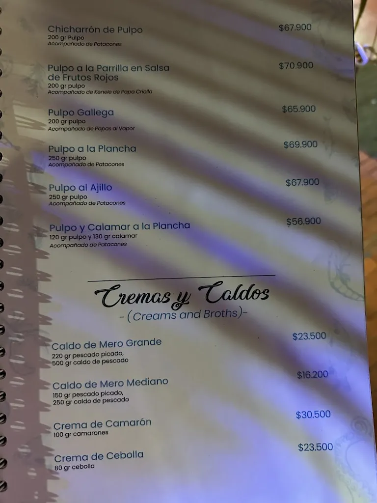 Menu_Donde Chucho Gourmet_Santa Marta_image_1