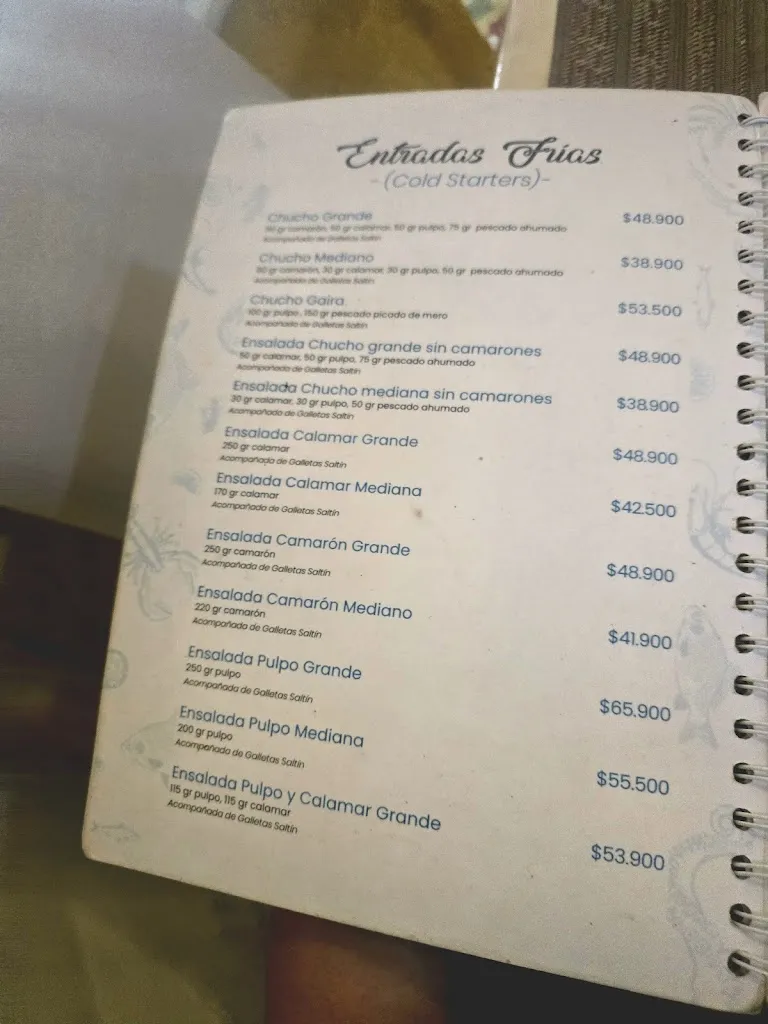 Menu_Donde Chucho Gourmet_Santa Marta_image_4