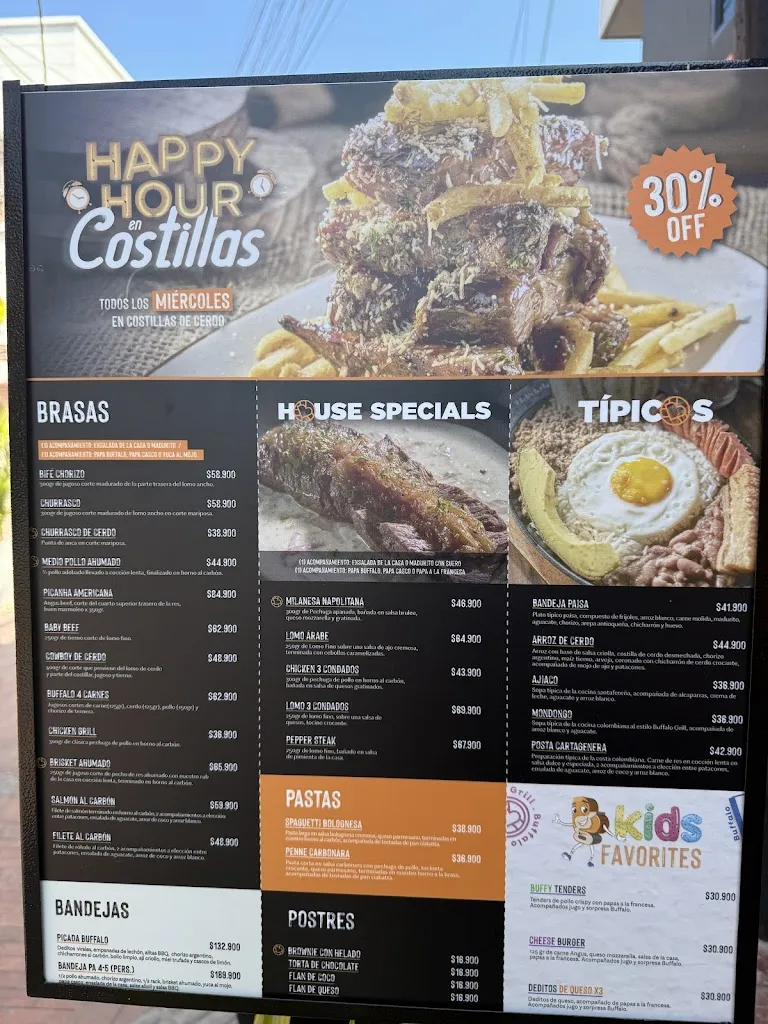 Menu_Buffalo Grill Santa Marta_Santa Marta_image_3