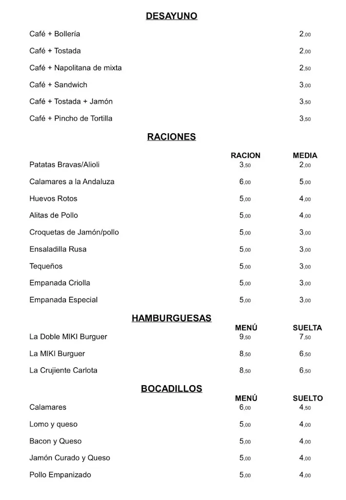 Menu_La Taberna de MIKI_Santa Marta_image_2