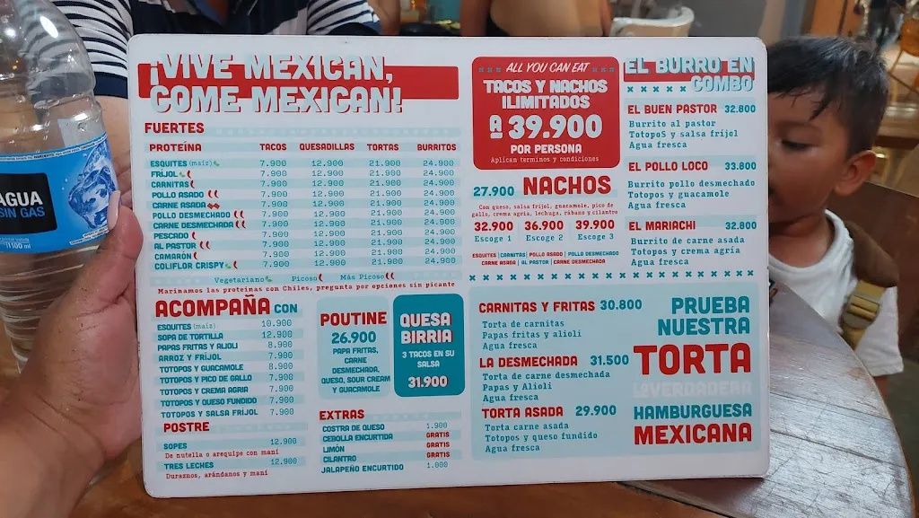 Menu_El Mexican Santa Marta_Santa Marta_image_4