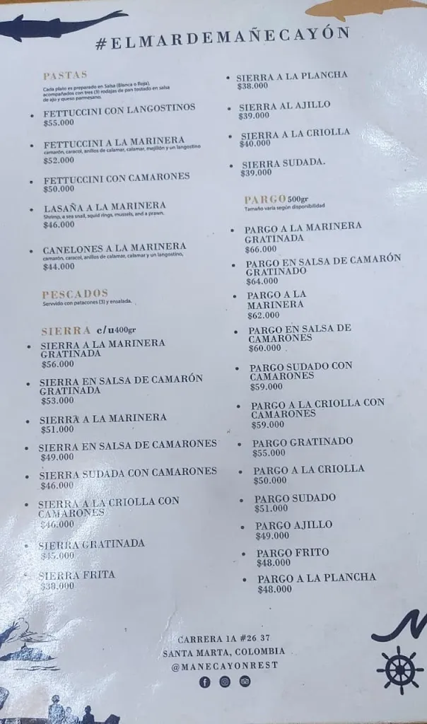 Menu_Restaurante Mañe Cayon_Santa Marta_image_2