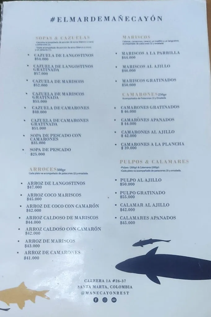 Menu_Restaurante Mañe Cayon_Santa Marta_image_4