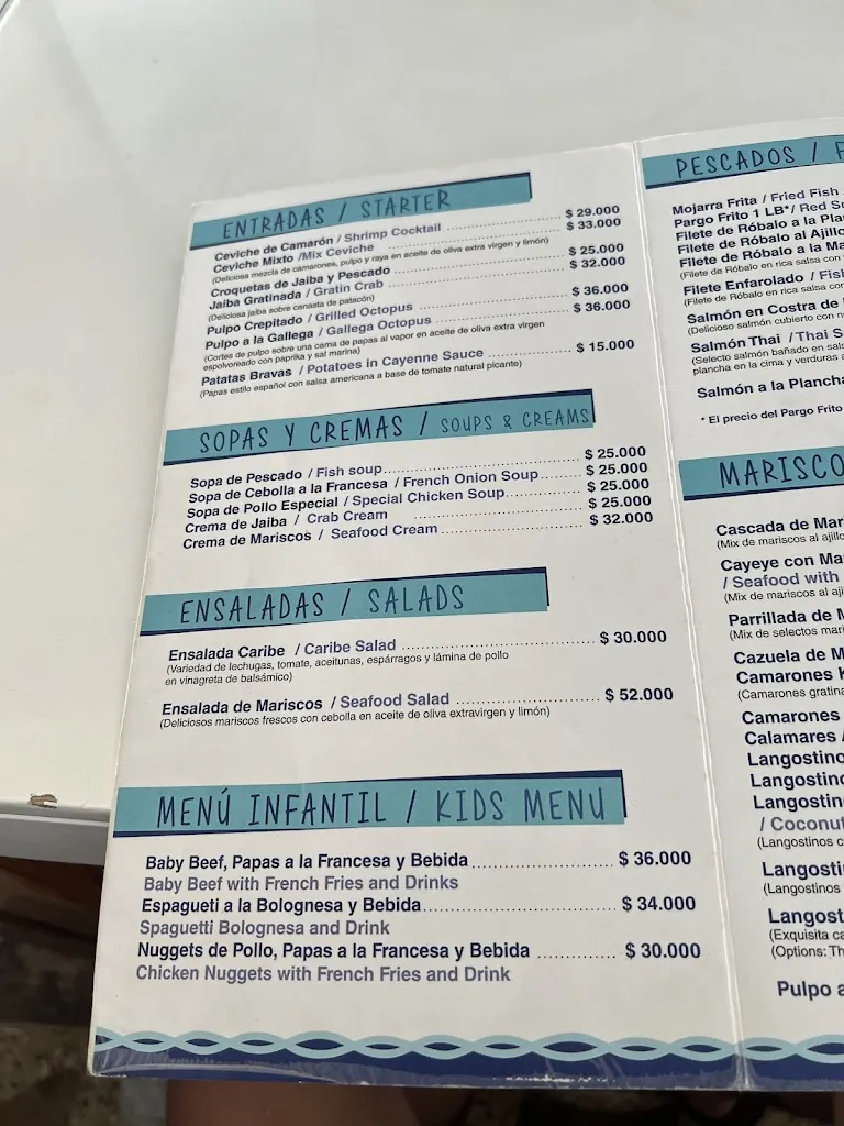 Menu_Restaurante Karey_Santa Marta_image_1