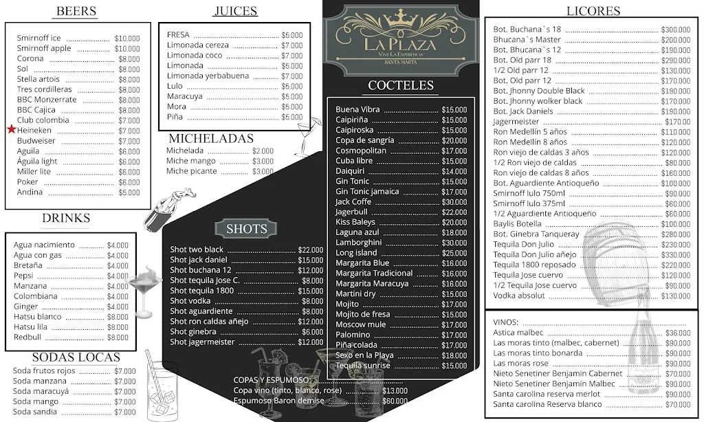 Menu_La Plaza Santa Marta_Santa Marta_image_2