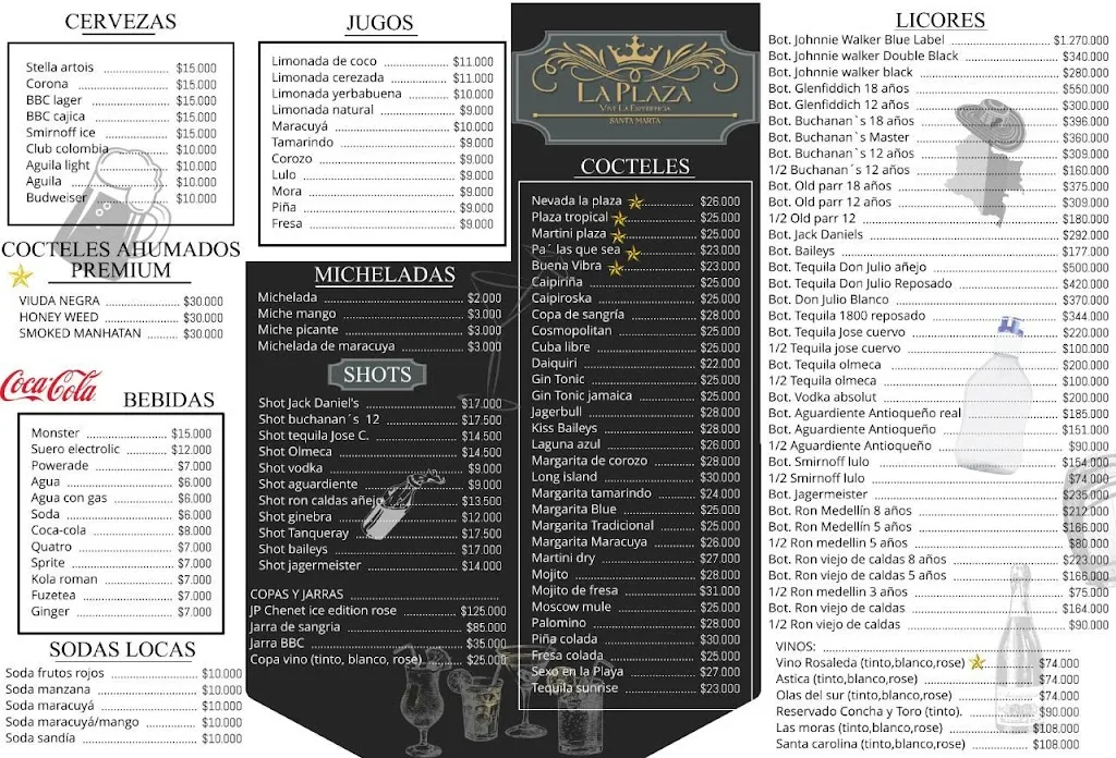 Menu_La Plaza Santa Marta_Santa Marta_image_3